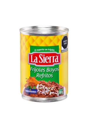 Frijoles bayos refritos 430gr La Sierra Aztek