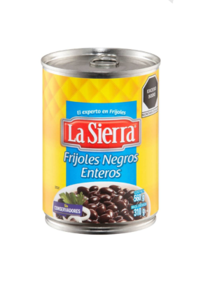 Frijole negros enteros La Sierra Aztek