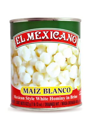 Maiz pozolero cacahuazintle 822gr El Mexicano Aztek