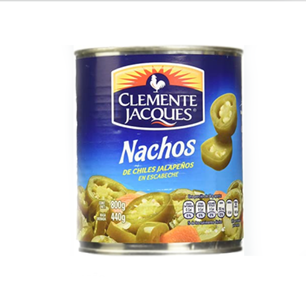 nachos con jalapeños