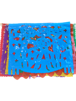 guirlande mexicaine papel picado en plastique "charra"