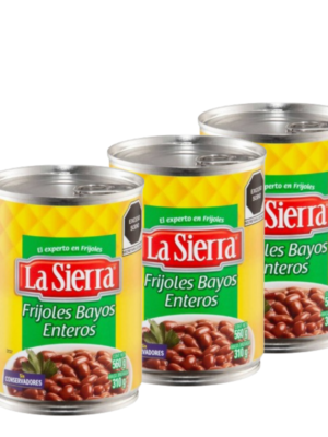 haricots bayos entiers mexicains 560g lot de 3